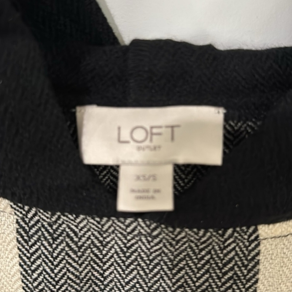 Loft Buffalo Plaid Hooded Poncho - Picture 2 of 10